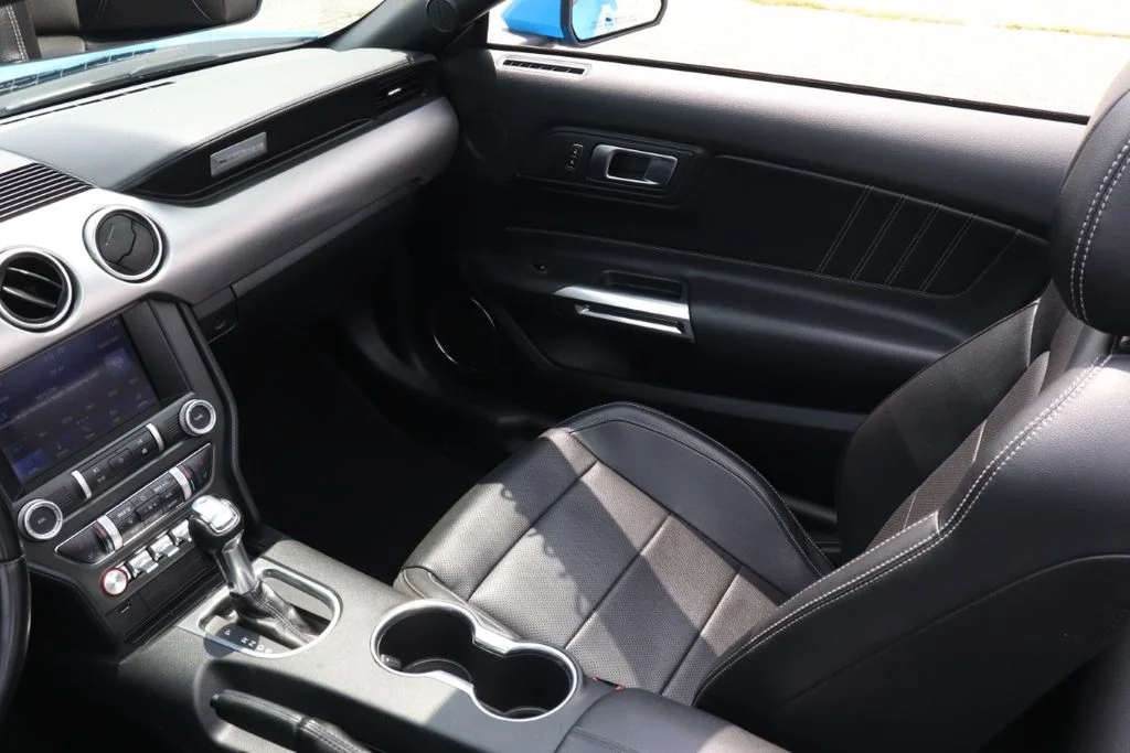 Used 2023 Grabber Blue Ford EcoBoost Premium Convertible image 13