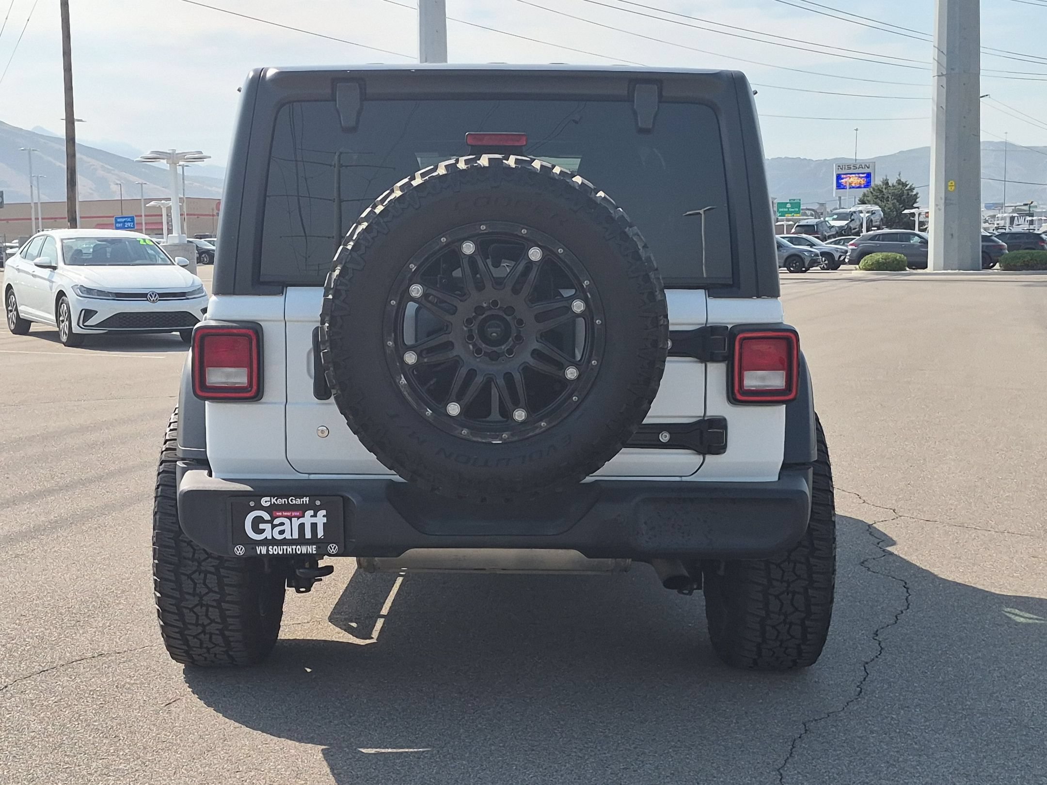 Used 2020 Bright White Clearcoat Jeep Sport S image 4