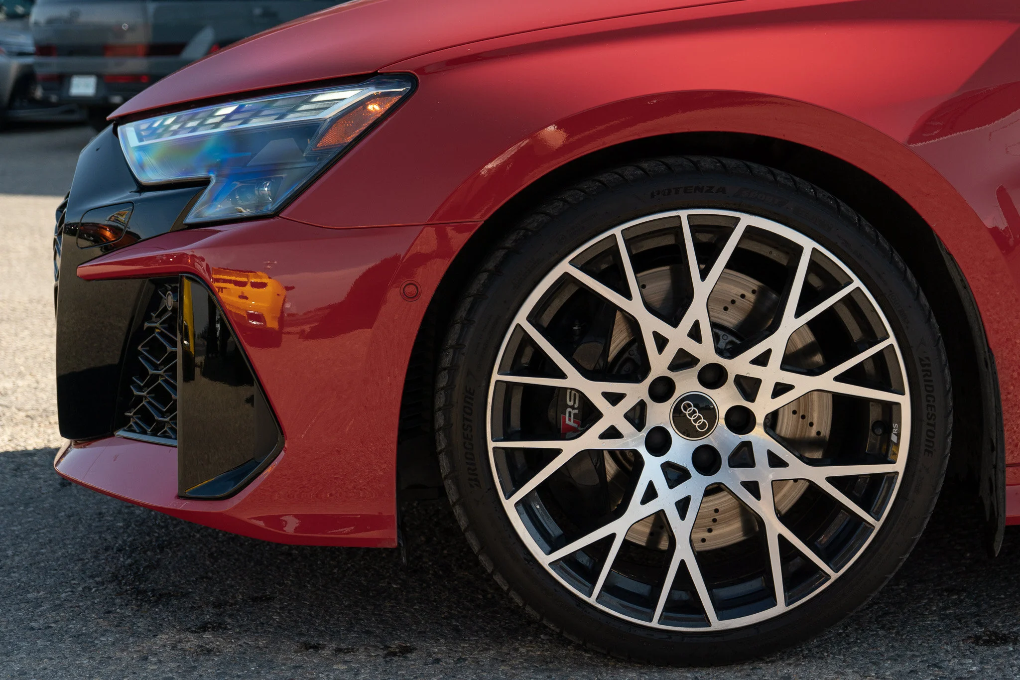 Certified Used 2025 Progressive Red Metallic Audi 2.5 TFSI Quattro*394HP! | 5 Cylinder Turbo | RS Design + Tech Pack | PPF | Winter Tires Included image 6