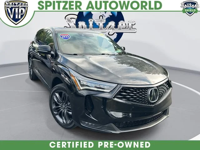 Certified Used 2023 Majestic Black Pearl Acura SH-AWD A-SPEC image 1