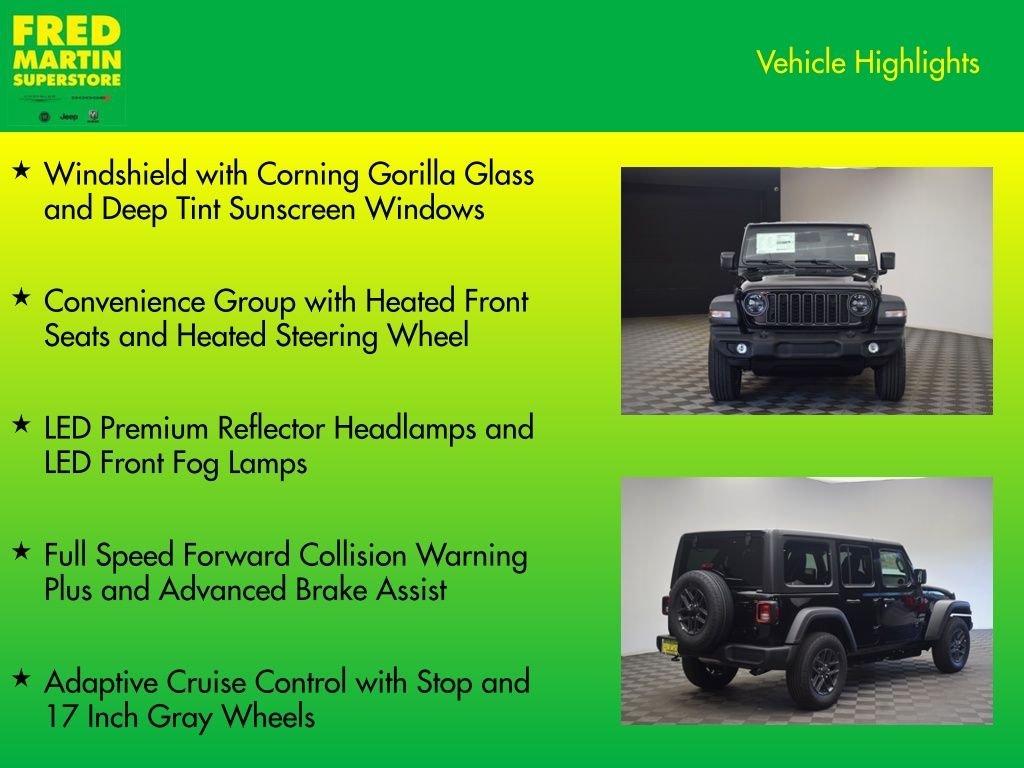 New 2026 Black Clear-Coat Exterior Paint Jeep Sport S image 14