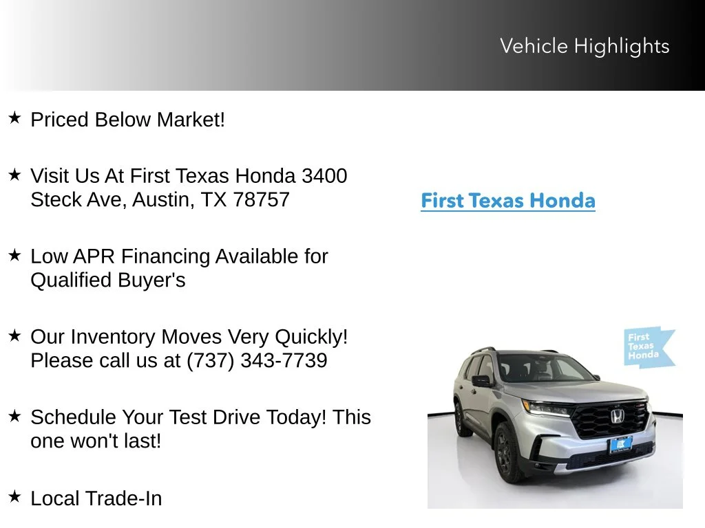 Certified Used 2024 Silver Honda TrailSport image 10