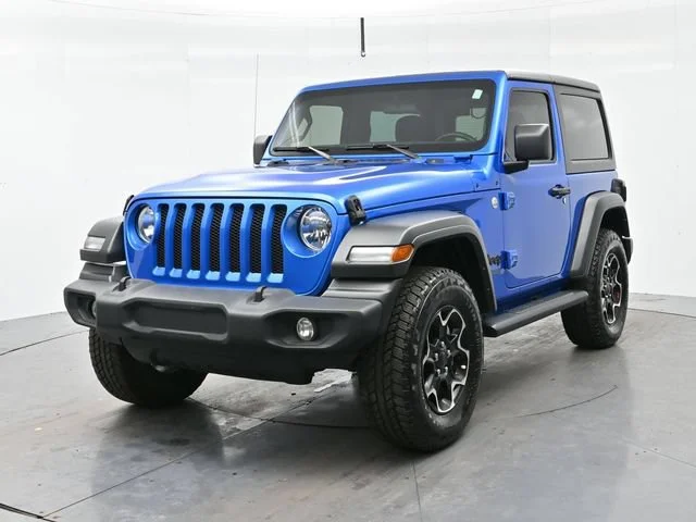 Used 2021 Hydro Blue Pearlc Jeep Sport S image 3