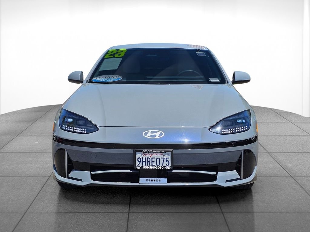 Certified 2023 Hyundai IONIQ 6 SEL with VIN KMHM34AAXPA046426 for sale in Moreno Valley, CA