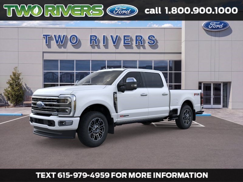 New 2026 Star White Metallic Tri-Coat Ford F-250® Platinum® image 1