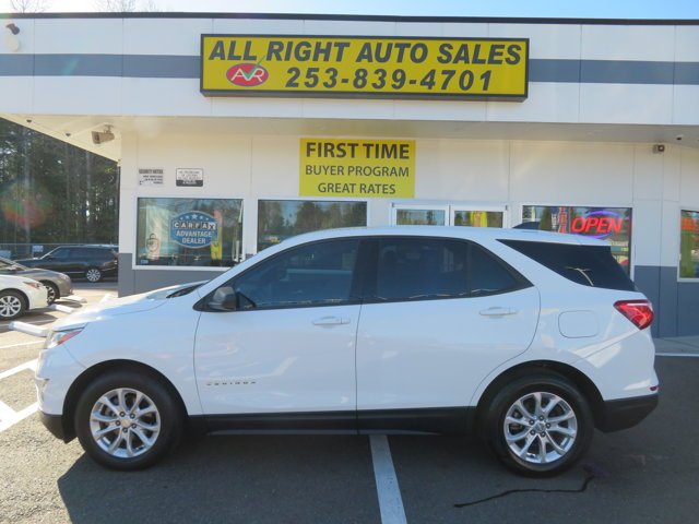 Used 2019 Chevrolet Equinox LS with VIN 3GNAXHEV1KS625805 for sale in Federal Way, WA