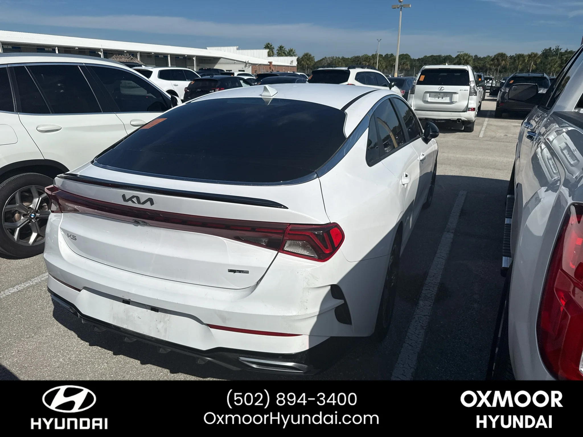 Used 2023 Glacial White Pearl Kia GT-Line image 3