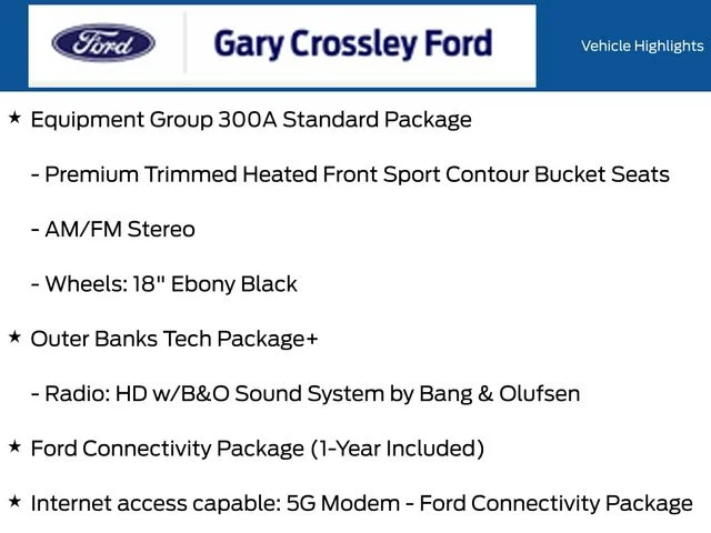 New 2026 Azure Gray Metallic Tri-Coat Ford Outer Banks® image 6