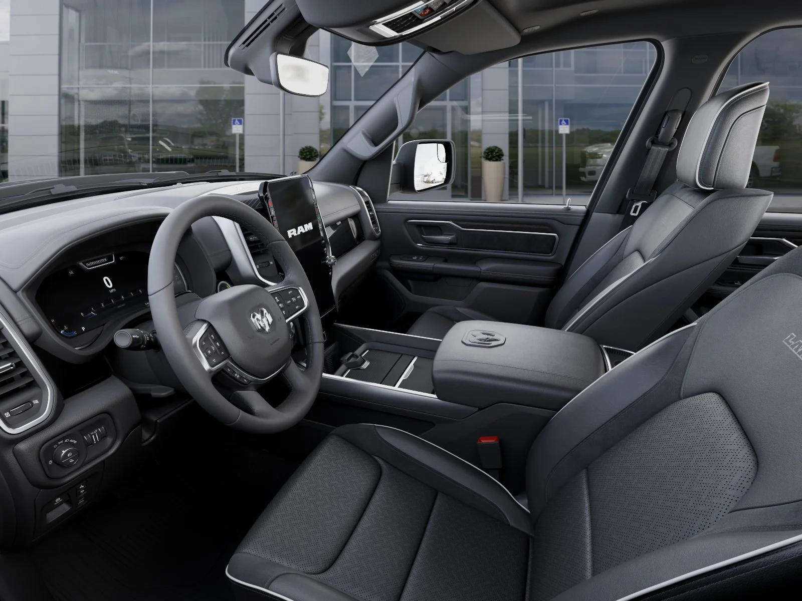 New 2026 Forged Blue Metallic Exterior Paint RAM Laramie image 49