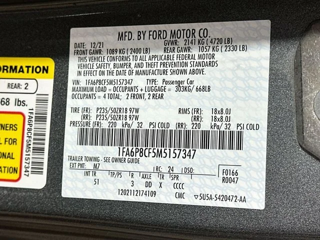 Certified Pre-Owned 2021 Ford Mustang GT Premium