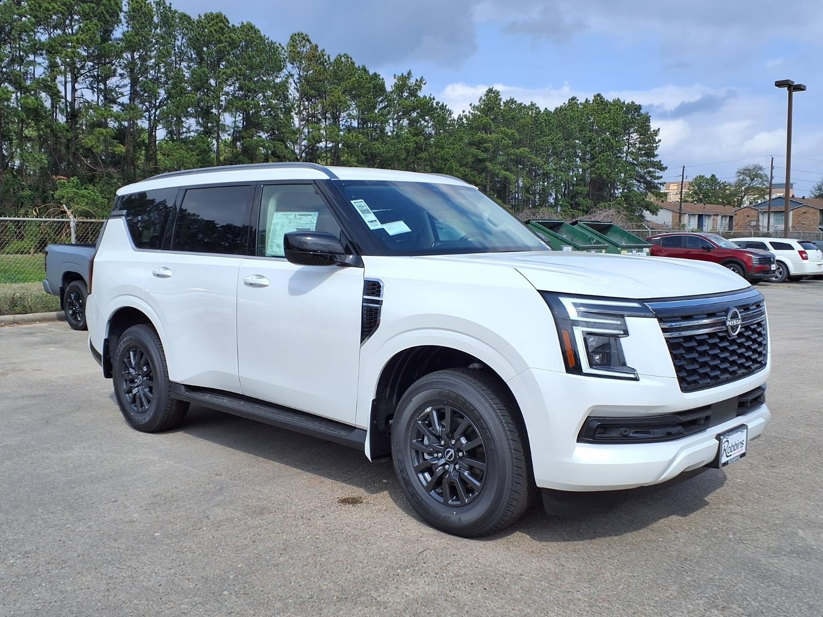 2026 Nissan Armada SV White at Sterling McCall Nissan