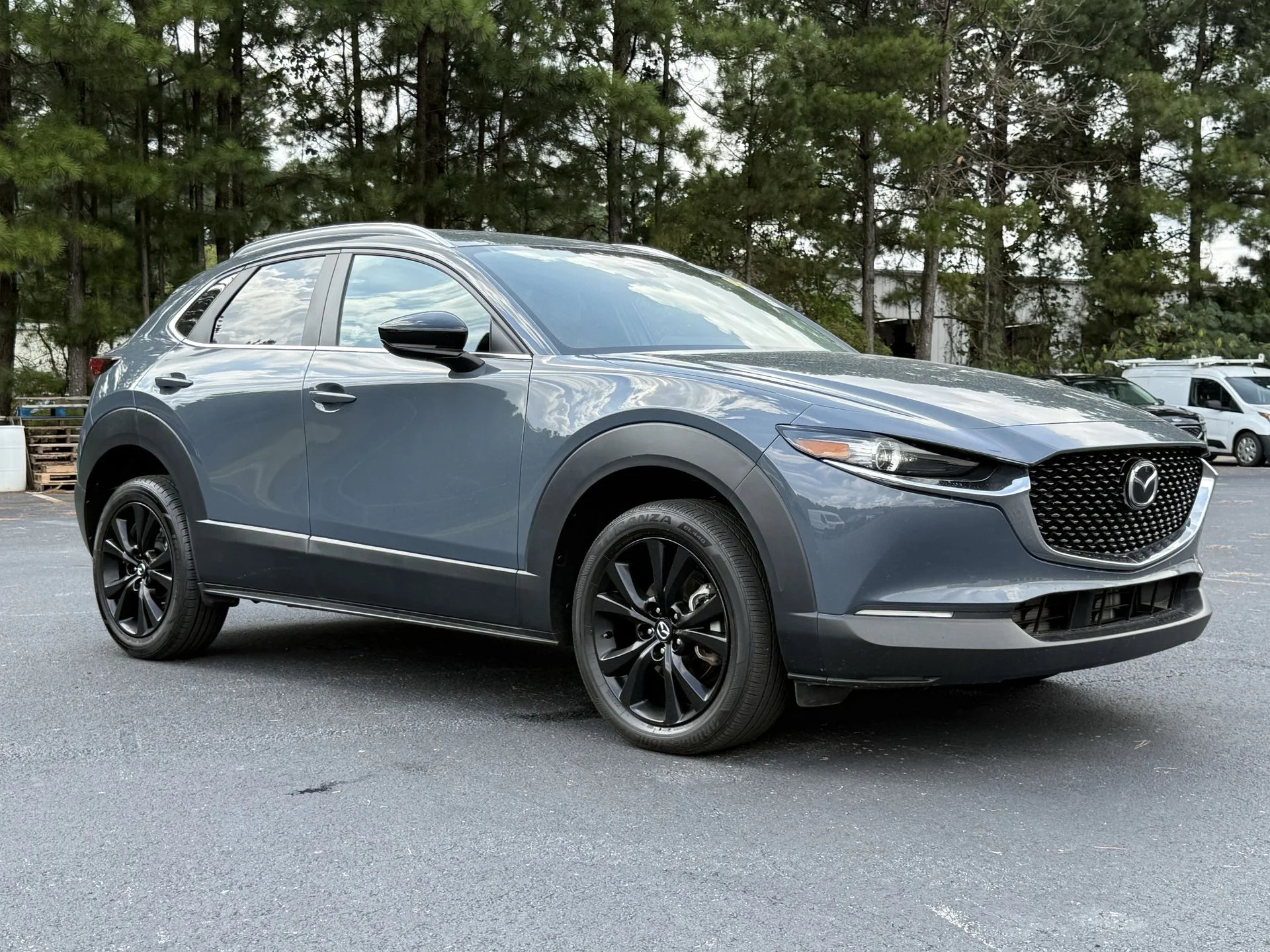 Used 2025 Polymetal Gray Metallic Mazda 2.5 S Carbon Edition image 19