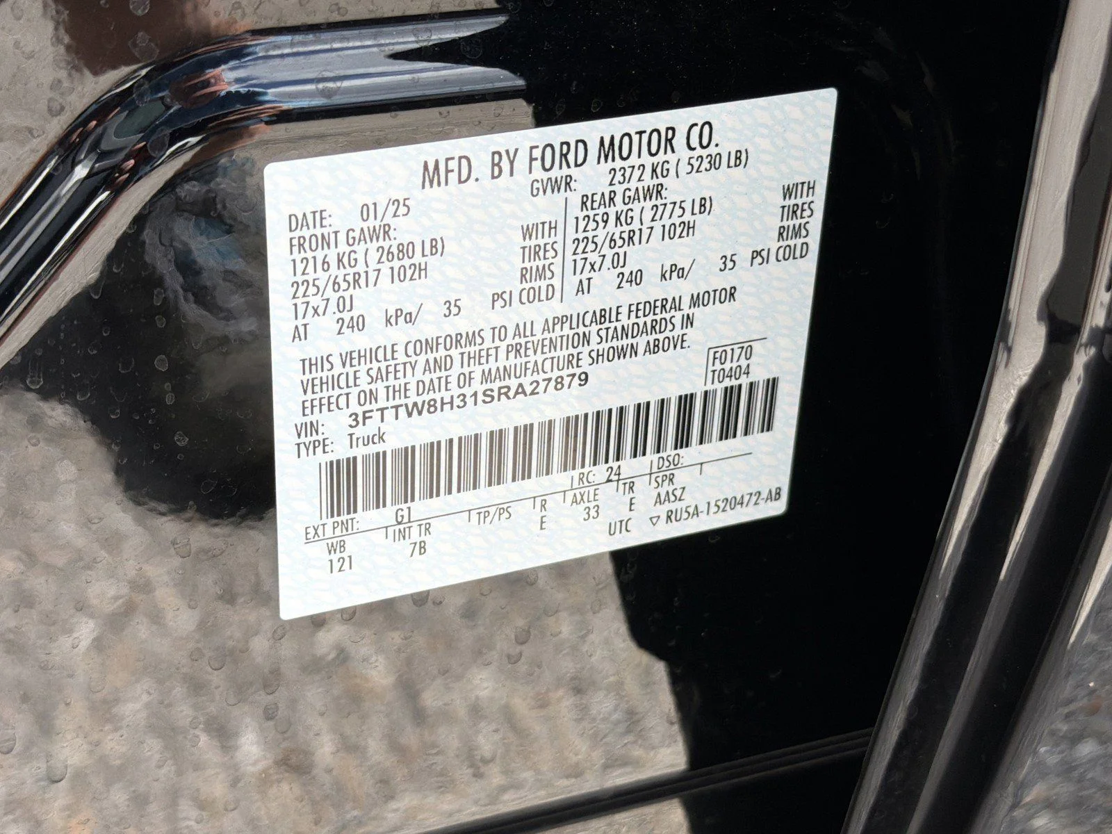 Used 2025 Black Ford XLT image 33