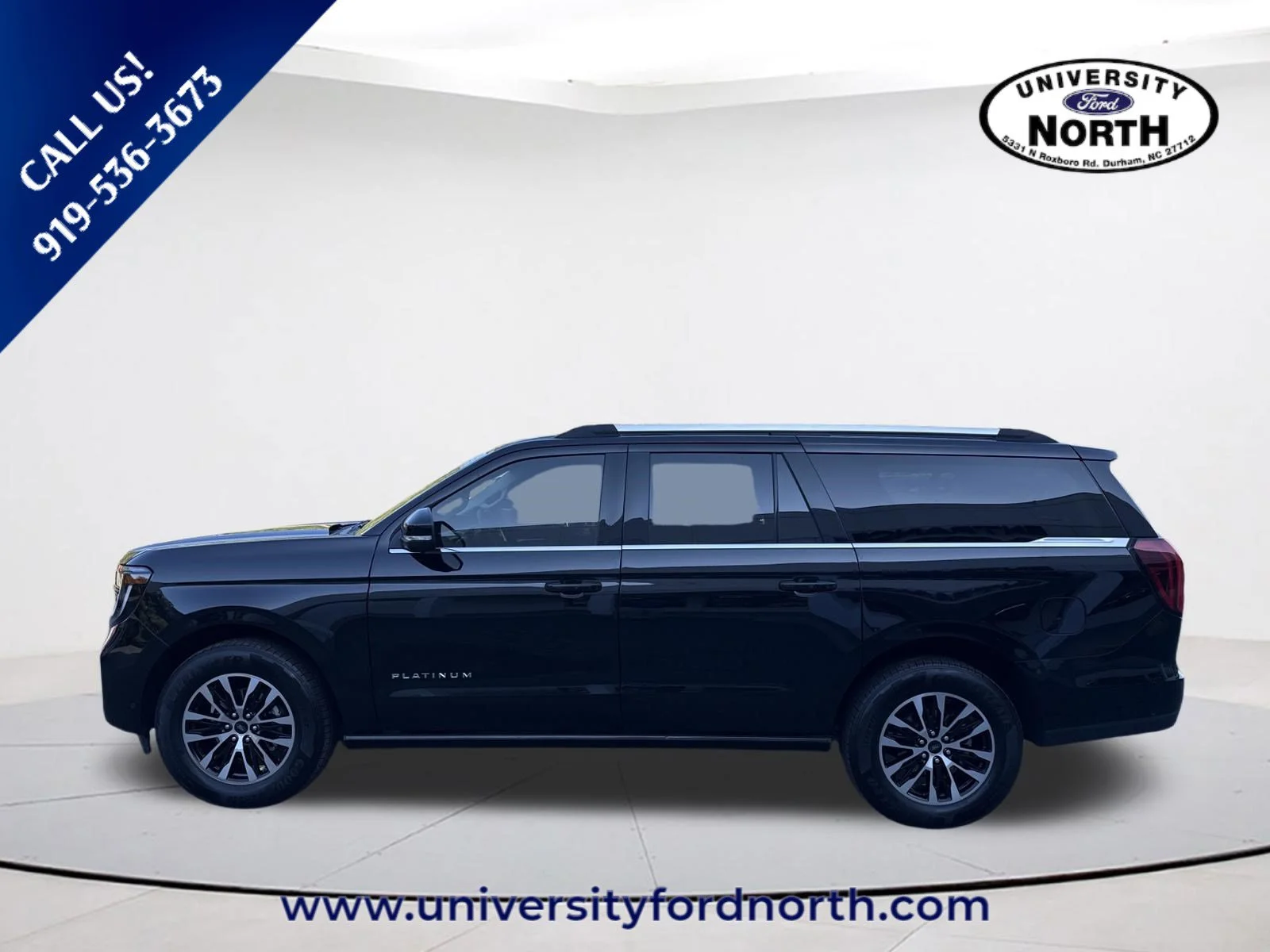 Used 2025 Black Metallic Ford Platinum image 4