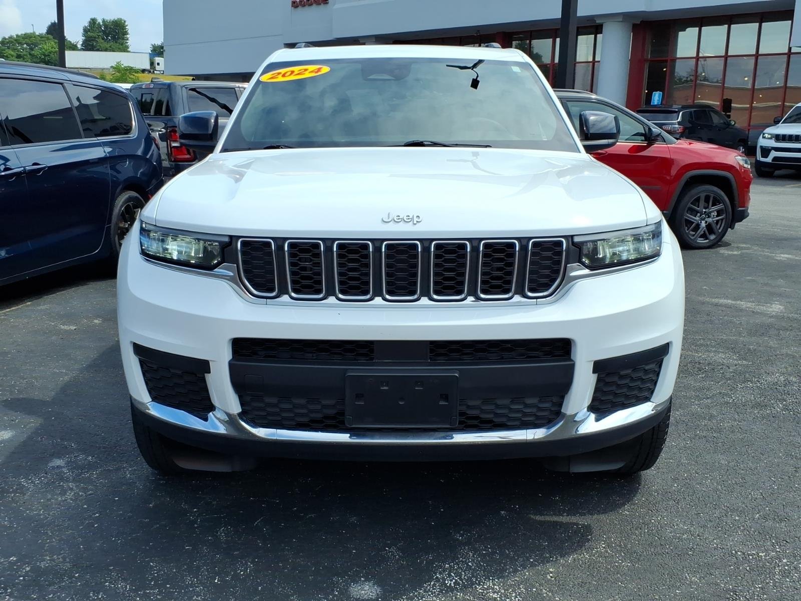 Certified Used 2024 Bright White Clear Coat Jeep Laredo X image 2