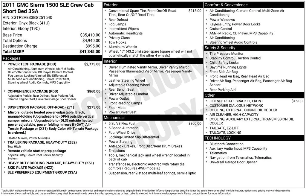 Used 2011 Black GMC SLE image 7