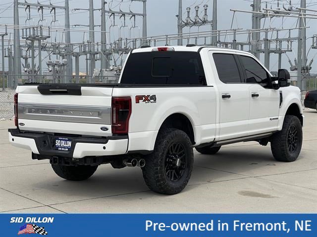Used 2021 Star White Metallic Tri-Coat Ford Platinum image 16