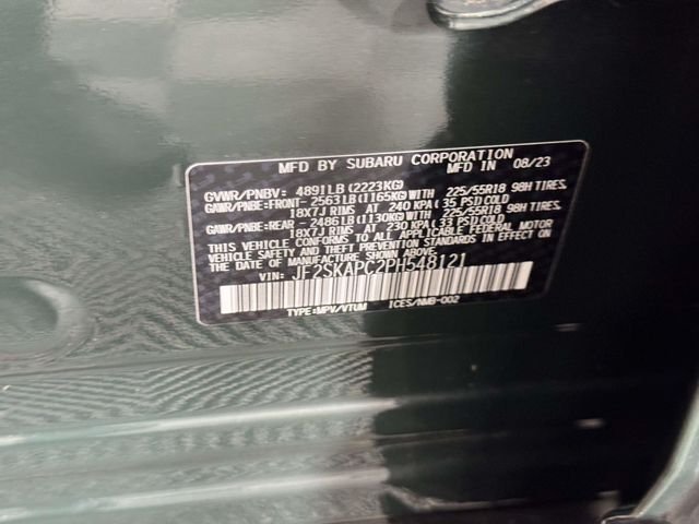 Certified Used 2023 Green Subaru Limited image 16
