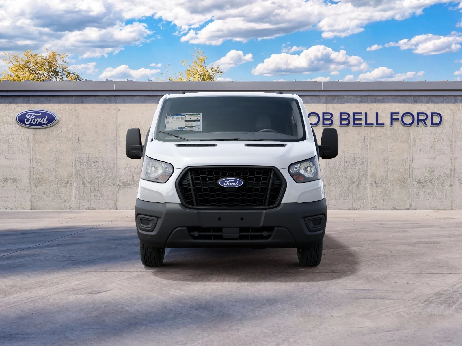 New 2027 Oxford White Ford Cargo Van image 3