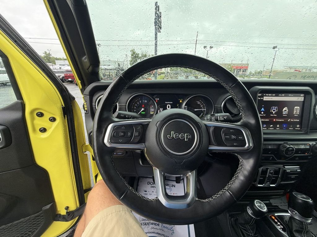 Used 2023 Yellow Jeep Sahara 4xe image 14
