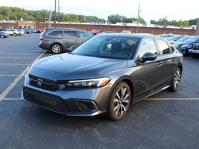 Used 2024 Meteorite Gray Metallic Honda EX image 2