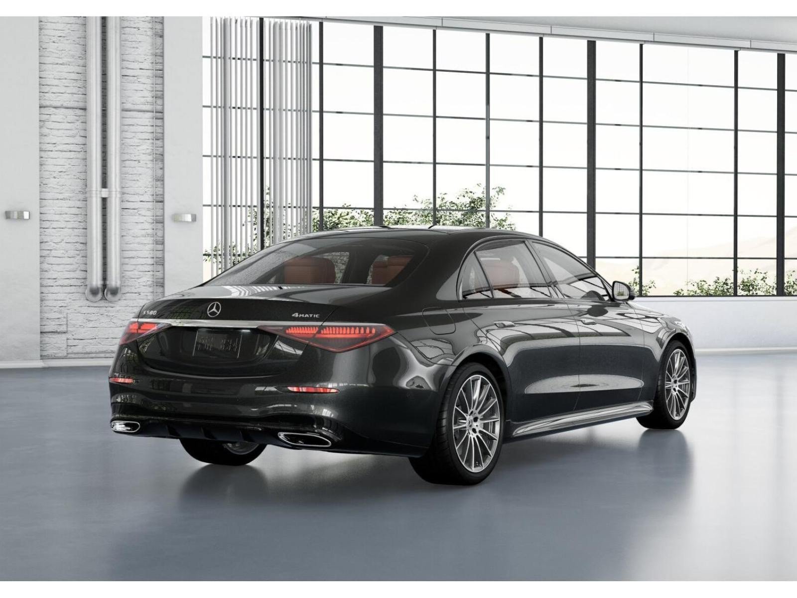 New 2026 Graphite Grey Metallic Mercedes-Benz S 580 4D Sedan 4MATIC® image 23