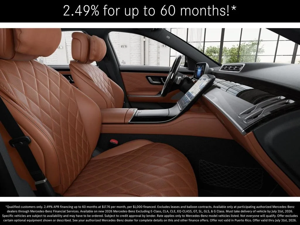 New 2026 Obsidian Black Metallic Mercedes-Benz S 580 image 46