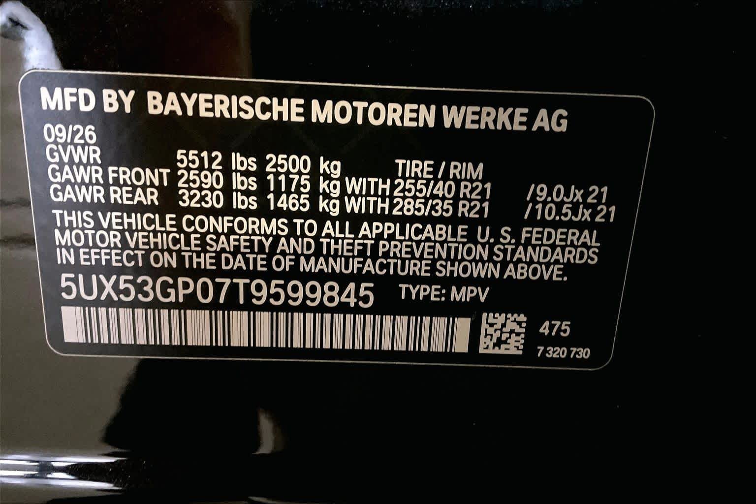 New 2026 Black Sapphire Metallic BMW 30 xDrive image 18
