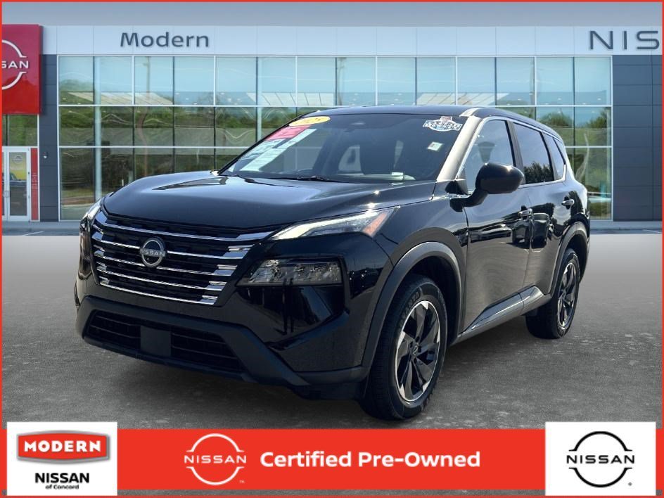 Certified Used 2025 Super Black Nissan SV image 1