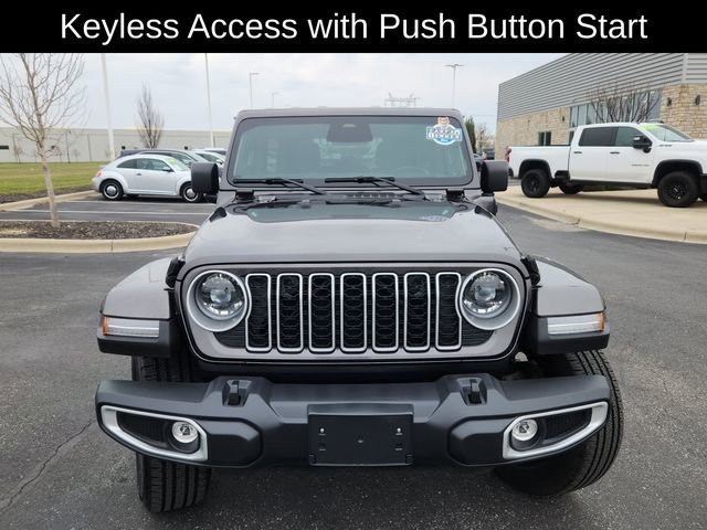 Used 2025 Jeep Wrangler 4xe Sahara 4XE with VIN 1C4RJXP69SW577830 for sale in Grove City, OH