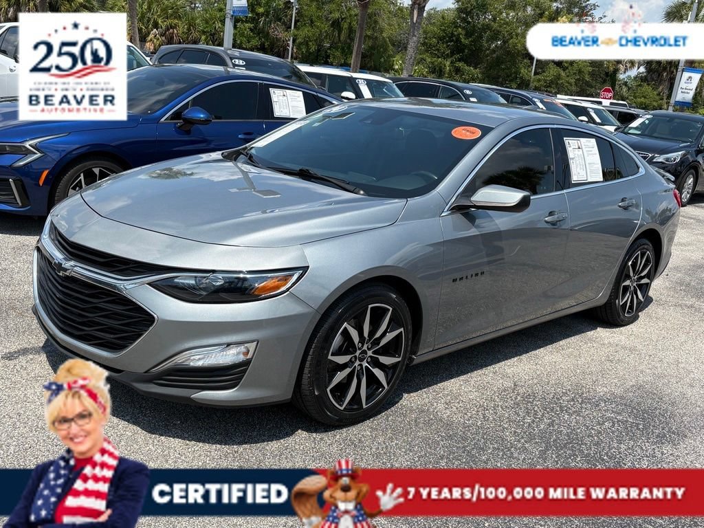 Used 2024 Sterling Gray Metallic Chevrolet RS image 1