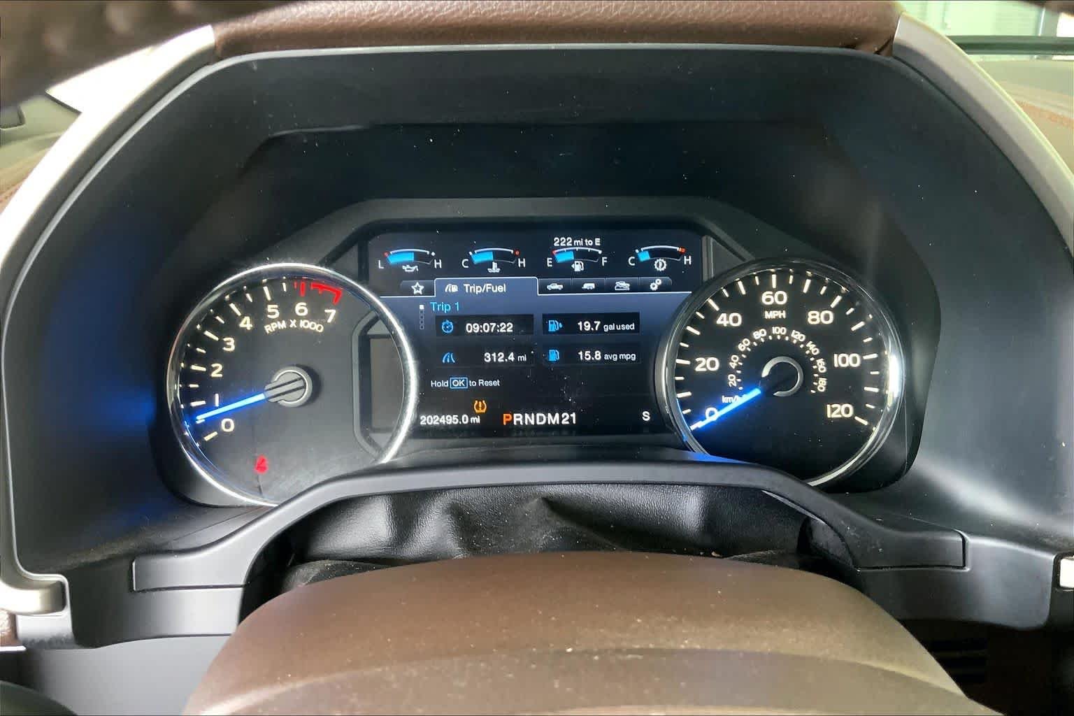 Used 2015 Tuxedo Black Metallic/Caribou Metallic Ford King Ranch image 26
