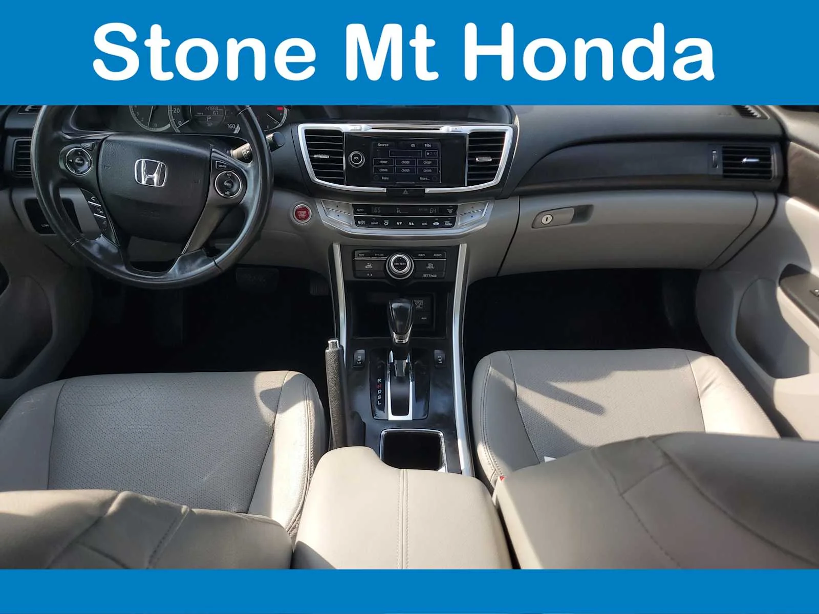 Used 2015 Obsidian Blue Pearl Honda EX-L image 12