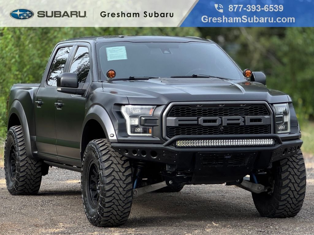Used 2017 Shadow Black Ford Raptor image 1