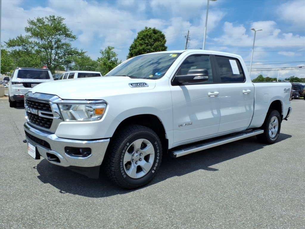 Used 2022 Bright White Clearcoat Ram Big Horn image 8