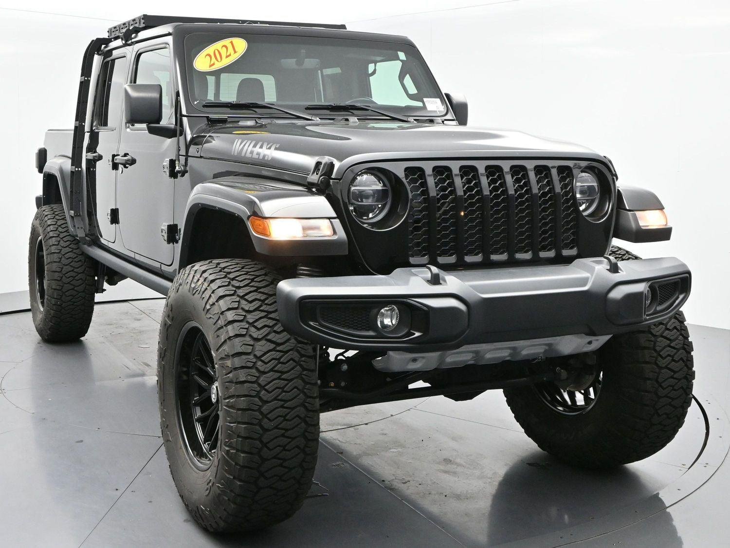 Used 2021 Black Clearcoat Jeep Willys image 2