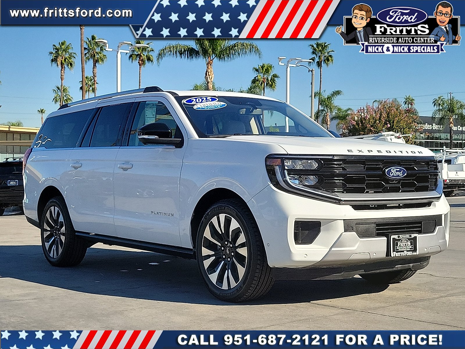 Certified Used 2025 Oxford White Ford Platinum MAX image 22