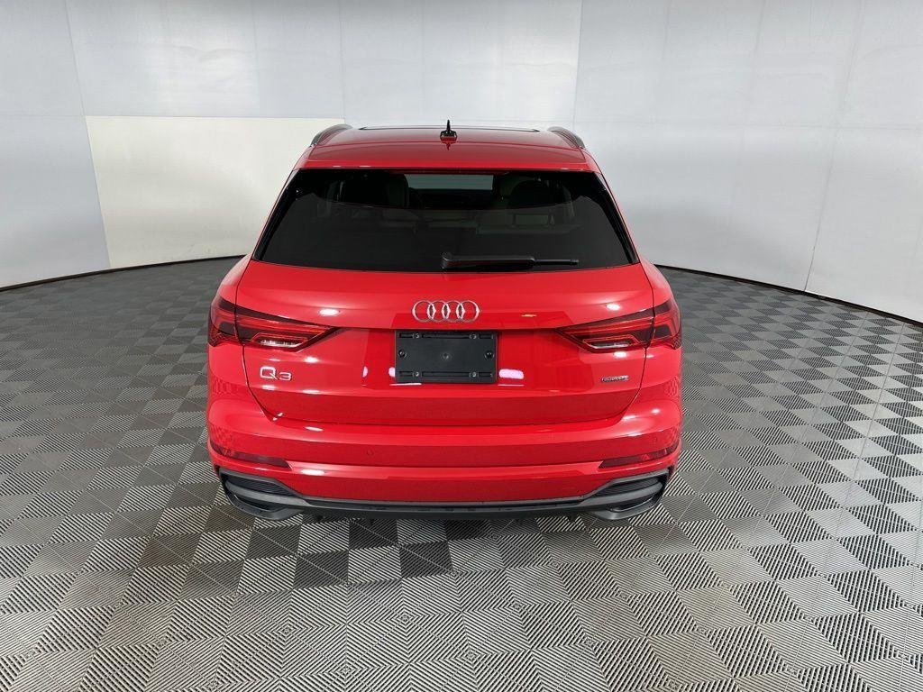 Used 2025 Progressive Red Metallic Audi Premium Plus image 9