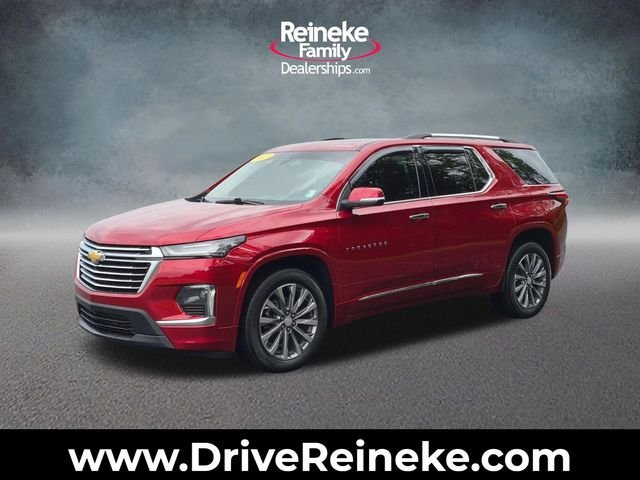Radiant Red 2023 Chevrolet Traverse SUV / Crossover Four-Wheel Drive