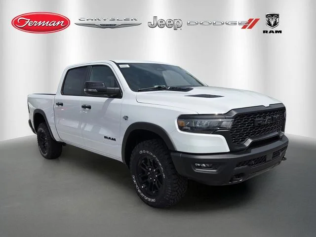 New 2026 Bright White Clear-Coat Exterior Paint RAM Rebel image 1