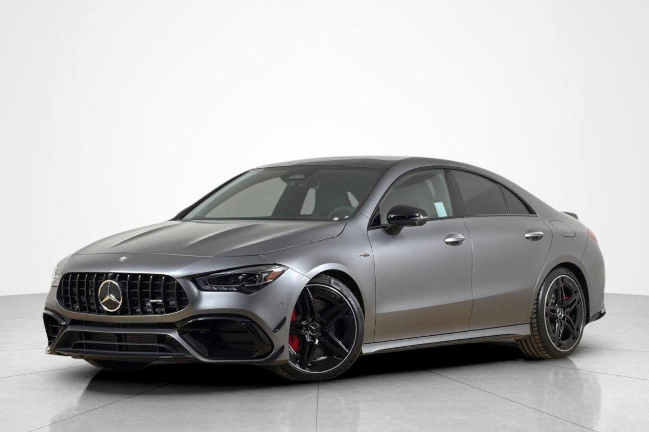 Certified Used 2025 MANUFAKTUR Mountain Grey Magno Mercedes-Benz AMG® CLA 45 image 1