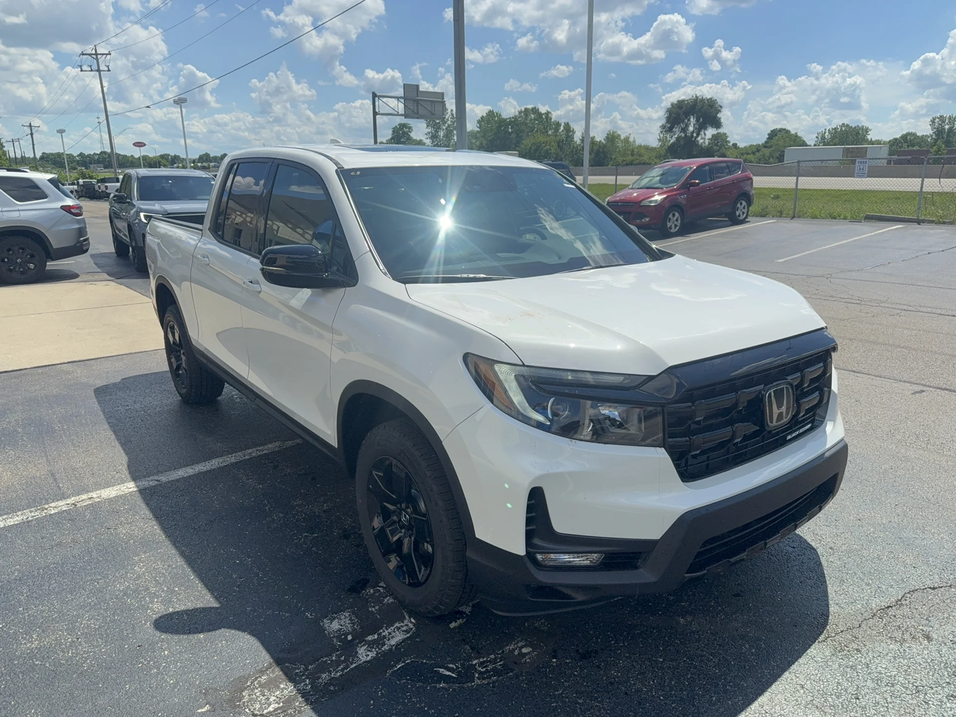 New 2026 Platinum White Pearl Honda Black Edition image 3