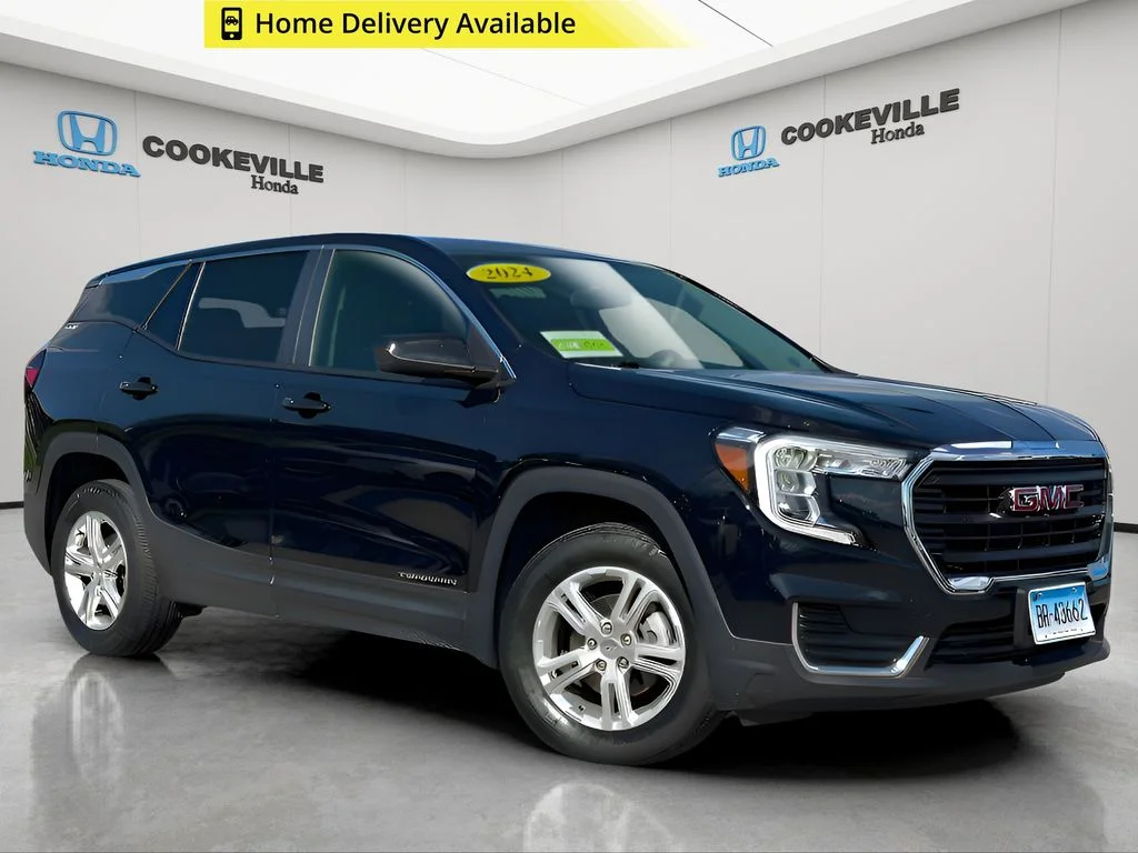 Used 2024 Ebony Twilight Metallic GMC SLE image 1