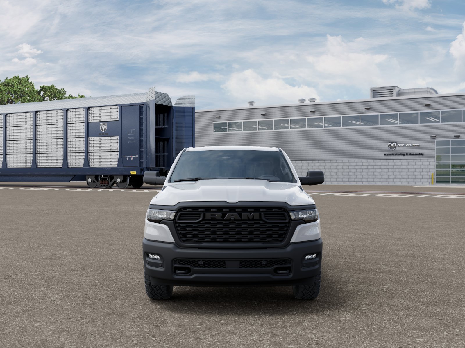 New 2026 Bright White Clear-Coat Exterior Paint RAM  image 6