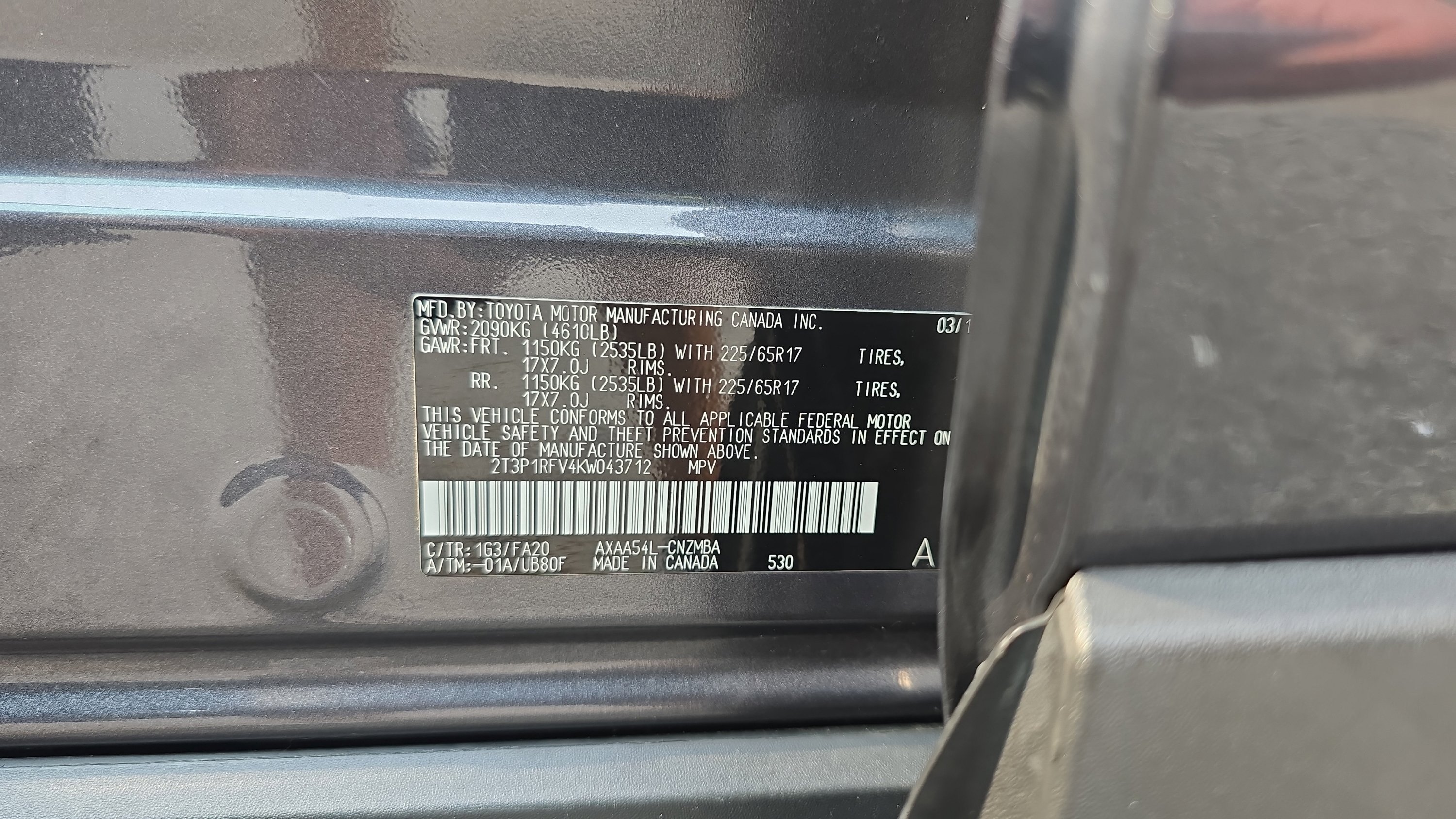 Used 2019 Gray Toyota XLE AWD image 26