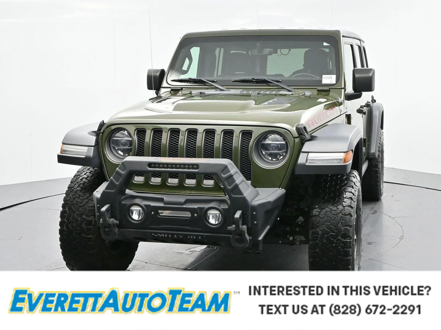 Used 2021 Sarge Green Clearcoat Jeep Unlimited Rubicon image 1