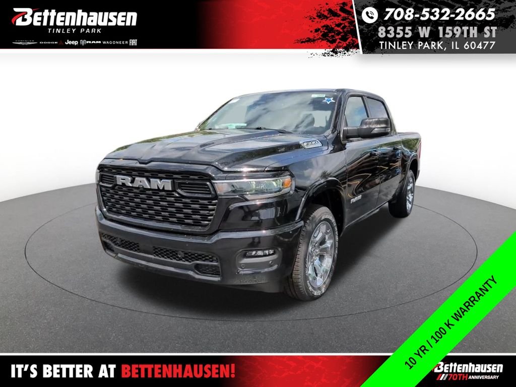 New 2026 Diamond Black Crystal Pearl-Coat Exterior Paint RAM Big Horn/Lone Star image 13