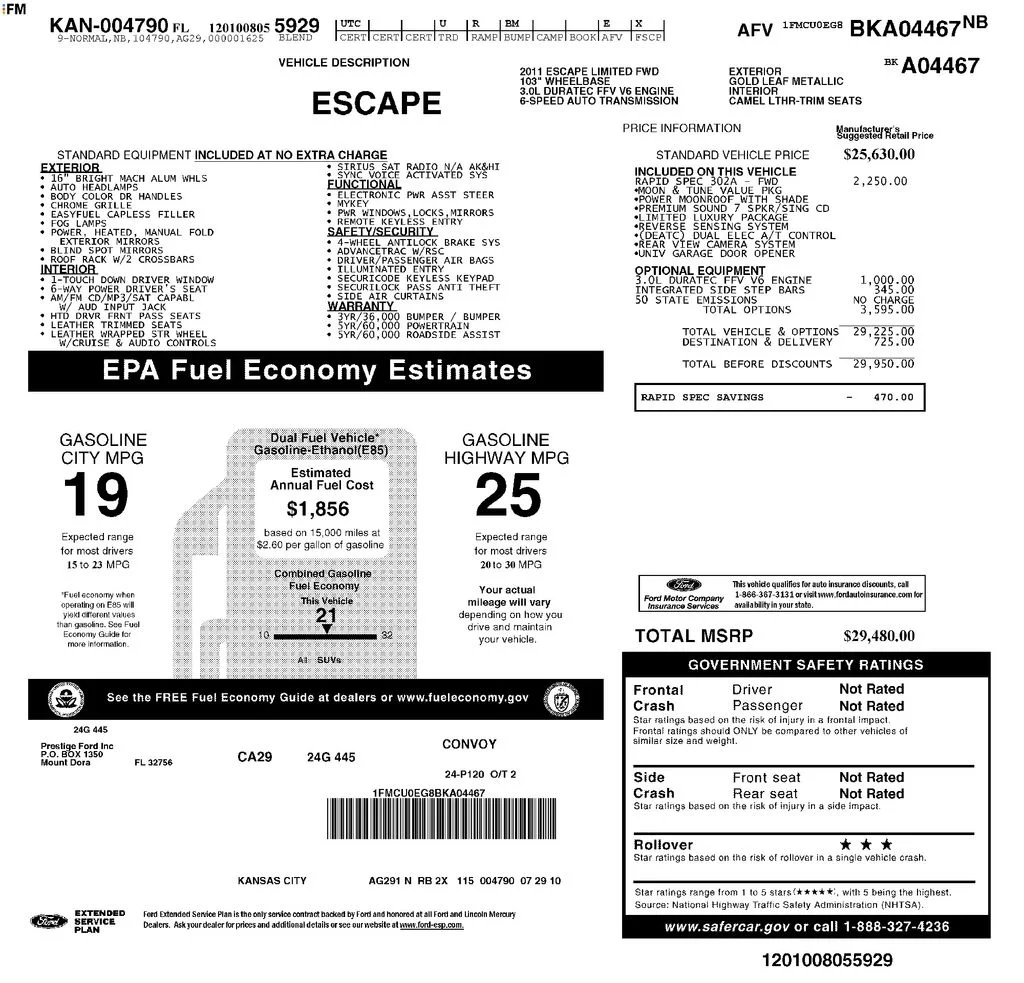 Used 2011 Gold Ford Limited image 2