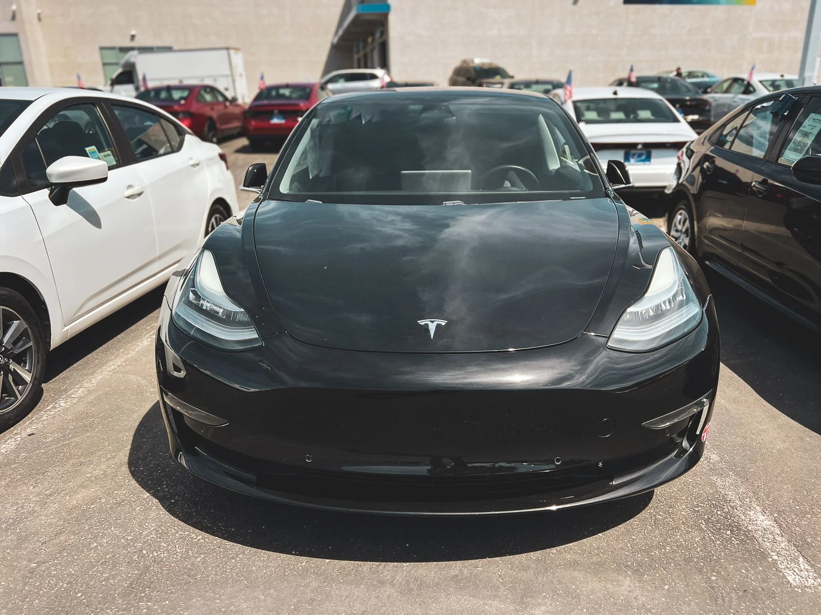 Used 2018 Tesla Model 3 Long Range with VIN 5YJ3E1EA6JF057764 for sale in Victorville, CA