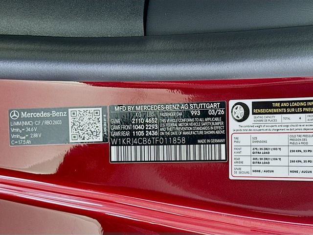 New 2026 MANUFAKTUR Patagonia Red Metallic Mercedes-Benz Base image 62